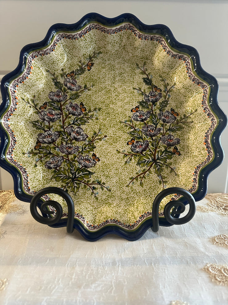 Purple Lotus Tart Plate